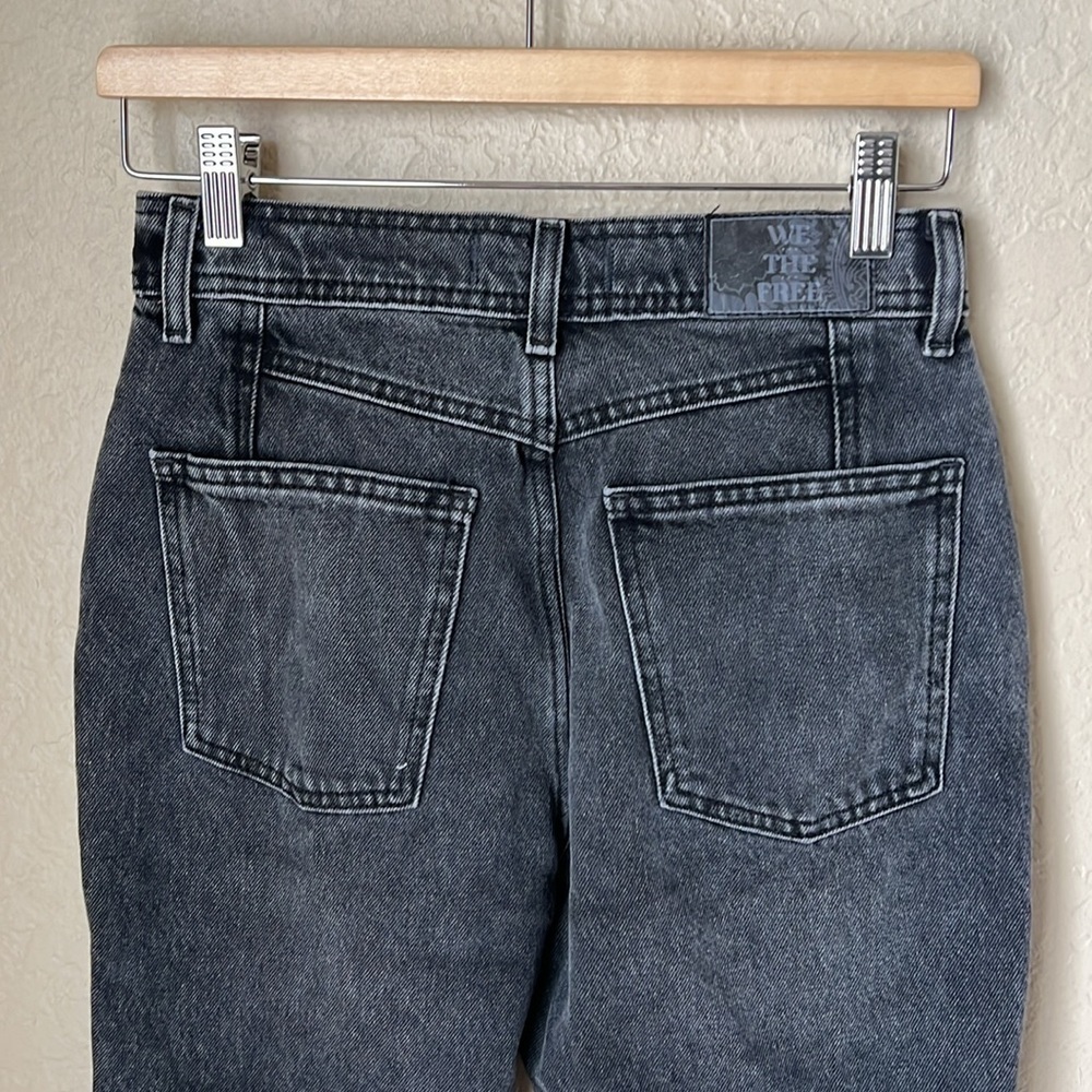 We the free xena black slim straight high rise jeans - Picture 11 of 15